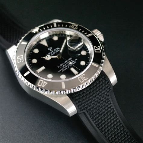 rolex rubber strap straps